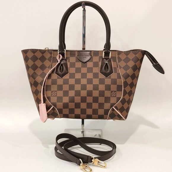Louis Vuitton Caissa PM Damier Ebene Canvas ToteLike New Condition